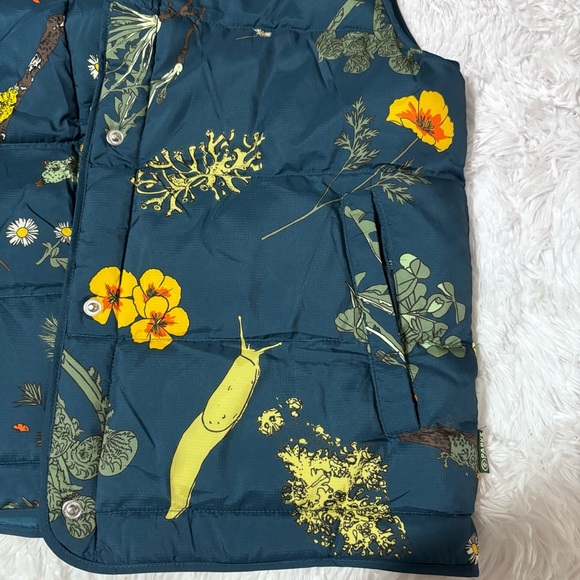 Parks Project Women's Floral Vest - Teal - Picture 7 of 12